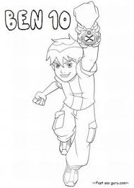 Free Online Printable Cartoon Ben 10 Coloring Pages For Kids Ben10 Cartoon Coloring Pages Coloring Pages Coloring Pages For Kids