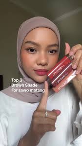 Karnaa banyak yang nanyain, so here’s my top 3 brown shade lippies ❤️  #brownlipstick #wardahglastinglip #sawomatang