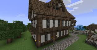 There are tons of awesome minecraft house ideas out there. Minecraft Village House Medieval Seaside Village Town Minecraft Project Village Houses Village House Design Minecraft Medieval House