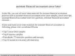 An activities director handles all aspects of planning corporate events for employees of a given company. Assistant Financial Accountant Cover Letter