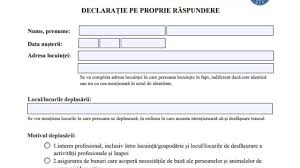 Le aratam noi declaratii pe propria raspundere stari de alerta stari de urgenta si distantare sociala la alegerile din 27 septembrie ! DeclaraÅ£ia Pe Propria RÄƒspundere Pe Timp De Noapte Noi PrecizÄƒri