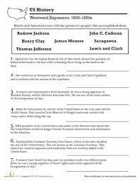 u s history westward expansion worksheet education com social studies worksheets 7th grade social studies social studies middle school