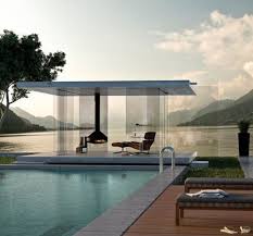 Contemporary Design Moderner Pavillon Architektur Gartenhaus Modern