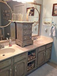 Bathroom Vanity Makeover With Annie Sloan Chalk Paint Painted Vanity Bathroom Diy Bathroom Vanity Rustic Bathroom Vanities