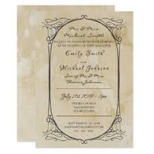 Handwritten Parchment Vintage Wedding Invite Old Zazzle Com Vintage Wedding Invitations Wedding Invitations Vintage Wedding Gifts