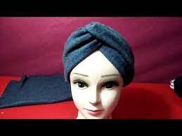 تفصيل وخياطة بندانة شعر موديل جديدcomment fair une bande de cheveux youtube free pattern beanie hats