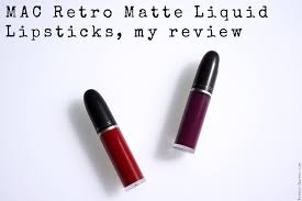 mac retro matte liquid lipsticks my