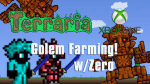 Terraria Xbox One Easy Golem Farm W Zeroxfusionz Xbox One Playing Xbox Luke Games For the hardmode enemy in the cavern layer, see rock golem. terraria xbox one easy golem farm w