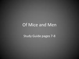 After george falls silent, lennie offers to go live in the hills and leave him alone. Of Mice And Men Study Guide Pages Ppt Video Online Download