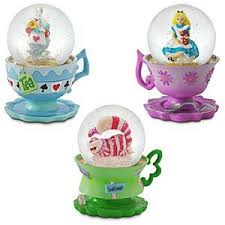 Disney Alice In Wonderland Teacup Snow Globe Snow Globes Disney Snowglobes Snowglobes
