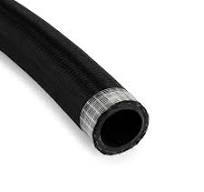 AN16 Rubber Black Nylon Braided Fuel Oil Coolant Hose Line