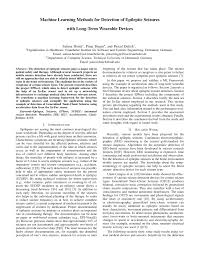 If their tongue was wet, the knife would sizzle and not stick. Pdf Machine Learning Methods For Detection Of Epileptic Seizures With Long Term Wearable Devices