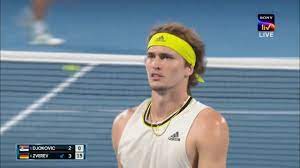 Счет в личных встречах 4:3 в пользу серба. Novak Dzhokovich Zverev Aleksandr Novak Djokovic Vs Alexander Zverev 1 4 Finala Australian Open 2021 Youtube