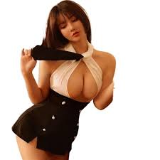 Women Teacher Outfit Pajama Set Secretary Uniform Miss Secretary Costume  Sexy Lingerie Big Boobs Office Lady Cosplay Costumes (Color : Dress Set,  Size : One Size (40-60kg)), Dress Set, One Size :