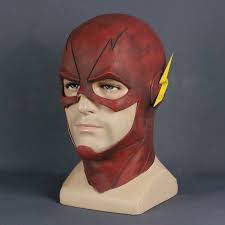 The Flash 2 Cosplay Barry Allen Mask Cosplay Helmet The Flash Mask Cosplay