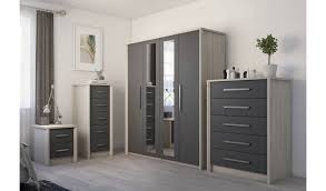 In the world of fashion, grey and navy together can be seen on catwalks all over. Buy Lancaster 3 Door Mirror Wardrobe Grey Wardrobes Argos