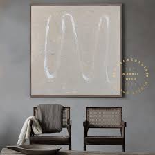 This specific style shouts movement and mood as it moves across the canvas and the color only. Minimal Abstract Canvas Art Gray Texture Painting Textured