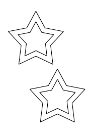 gabarit etoiles coloriage etoile a imprimer et dessin