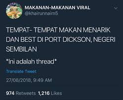 Jangan risau kerana keluarga penulis dari seremban jadi serba sedikit lokasi tempat makan sedap dan berbaloi, penulis tahu. Viral Oh Viral 10 Tempat Makan Best Di Negeri Sembilan Facebook