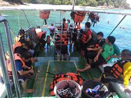 Just in front of the resort lies a white and long sandy beach. 2021 2d1n Kapas Coral Beach Resort Snorkeling Package Pulau Kapas Ami Travel Tours