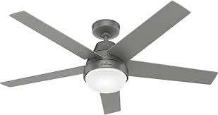 Let life bloom bloom series fans. Hunter Fan Company 51315 Aerodyne Ceiling Fan 52 Matte Silver Amazon Com