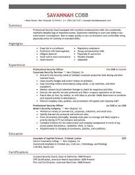 These 530+ resume samples will help you unleash the full potential of your career. When You Lie On Your Resume And Still Get The Job Best Professional Security Ficer Resume Example Security Resume Resume Examples Resume