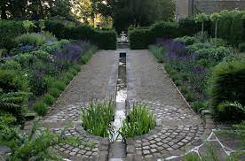 How to build a garden rill. The Rill Was Our Attempt To Take Advantage Of A Corner Of The Garden Which Sloped Away From Water Features In The Garden Woodland Garden Rain Water Collection