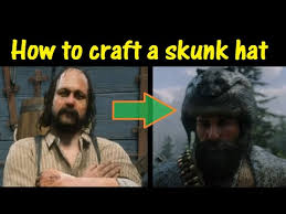 Not only was johns shirt in rdr2 white instead of a beige colour, it was extremely tight fitting, whereas in rdr1 it was a loose, baggy and. Rdr2 How To Craft Skunk Hat Youtube