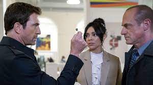 The whole confrontation between elliot stabler (christopher meloni) and angela wheatley (tamara taylor) was really emotional and the way stabler handled the situation was really everything that viewers could have asked for. Law Order Organized Crime Christopher Meloni Dylan Mcdermott Tease Season 1 Finale More L O Crossovers Deadline