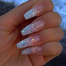 Silvernails Glitter Tip Nails Best Acrylic Nails Coffin Nails Designs