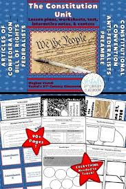 Constitution Lessons Elementary Stem Activities Constitution Lesson School Reading