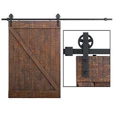 Check spelling or type a new query. 9ft Ccjh American Country Flat Style Steel Sliding Barn Door Hardware Interior For Single Door Black Building Supplies Tools Home Improvement Ekbotefurniture Com