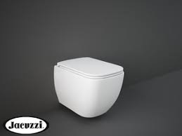 Tank reservoir toilets have been in. Jacuzzi Ray Wall Hung Wc Cm 52 5x34 Rimless Hidden Fix Iperceramica
