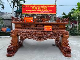 Bàn thờ tứ linh gỗ hương