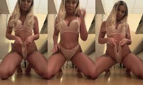 Imogen Lucy Holland Shows Off Her Body In Lingerie | PimpBunny