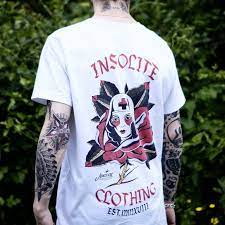 T Shirt Nurse Old School Tattoo Design Streetwear Apparel Inspired By Tattoos Tatouage Traditionnel Artistes Tatoueurs T Shirt