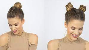 Easy hairstyles for school while your hair is still damp, twist them by sections. Cute Heatless Hairstyles For School