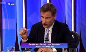 Unbelievable moment policing minister Chris Philp leaves Question Time  audience gasping as he asks if Rwanda and Congo are different countries:  Senior Tory's howler as he's asked about deporting migrants from African