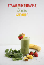 Strawberry Pineapple Green Smoothie Dietitian Debbie Dishes