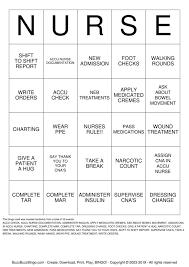 Cna Er Bingo Cards To Download Print And Customize