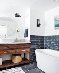 This gorgeous modern vintage bathroom reveal is finally here! Instagram Photo By One Kings Lane May 3 2016 At 1 47am Utc House Bathroom Bathroom Inspiration Bathroom Decor