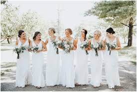 Jennifer David S Des Moines Wedding Iowa Wedding Photographer Chelsea Dawn Weddings Bridesmaid Dresses Boho White Bridesmaid Dresses Outdoor Wedding Outfit
