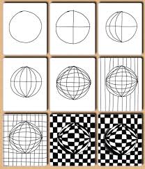 Seht ihr das auch so? Op Art Lesson Kunststunden Kunstunterricht Schulkunstprojekte