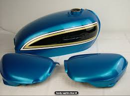Honda Cb 500 Four Candy Saphire Blue Honda Bikes Honda Cb Honda Cb 500