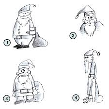 The lesson was not so easy, but i'm sure you did well. Drawing A Cartoon Santa