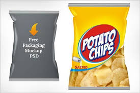 Amazing Mockup Psd Files With Free Download Chip Packaging Frozen Food Packaging Chips