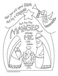 Jesus in manger coloring page. And You Will Know Him Baby Jesus Christmas Coloring Page Etsy
