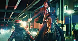 Near the end of the first film, john wick uses his car as a weapon to take down bad guys. John Wick Chapter 3 Movie Review Book And Film Globe