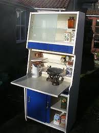 Stunning 1960s Vintage Retro Hygena Kitchen Cabinet Dresser Larder With Light Vintage Cupboard Funky Home Decor Vintage House