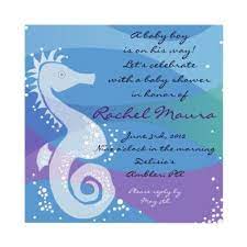 Under The Sea Seahorse Baby Boy Shower Invitation Zazzle Com In 2021 Baby Shower Invitations For Boys Baby Boy Shower Sea Baby Shower